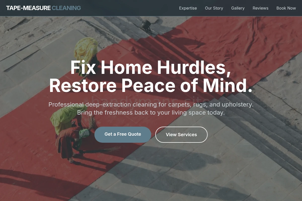 Tape-measure Carpet Cleaning