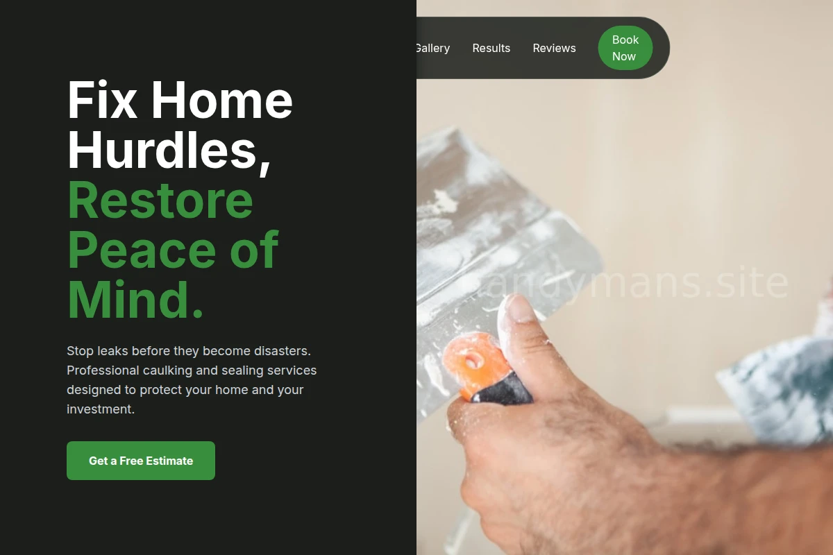 Caulk Home Repair